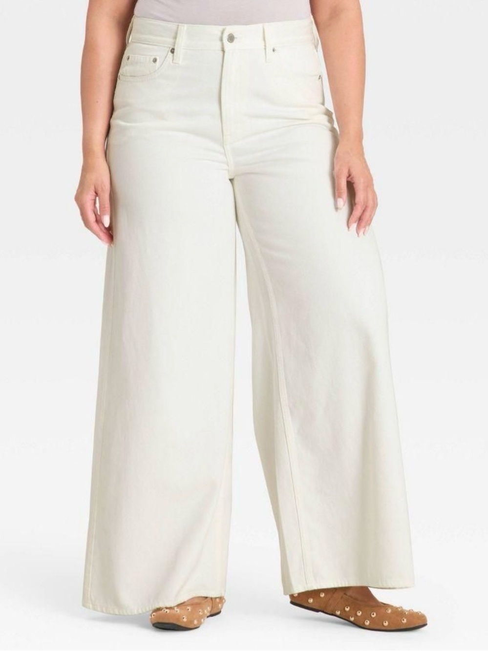 NWT Universal Thread High-Rise slim hip relaxed thigh Palazzo Jeans Sz 4